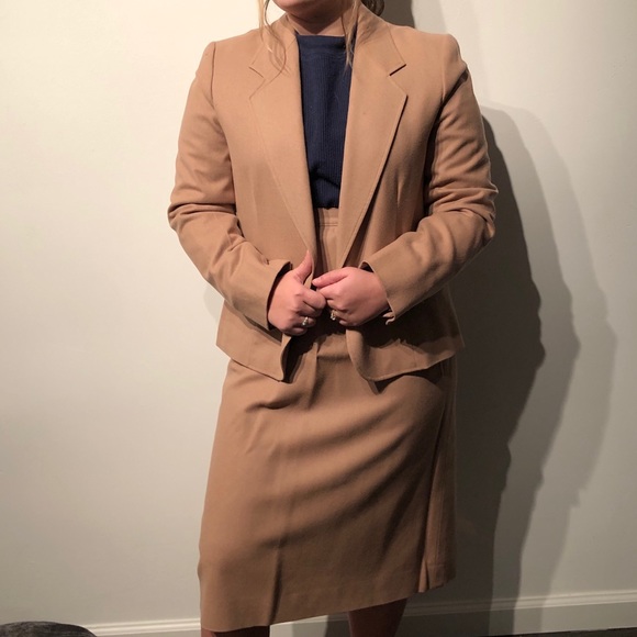 VTG Pendleton Skirt Suit Set - Picture 1 of 3